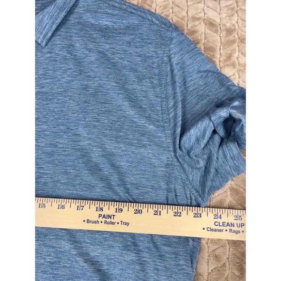 G.H. Bass & Co. Mens Blue Short Sleeve ‎ Polo Performance Shirt Size XL - Picture 5 of 12